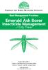 Best Management Practices for. Emerald Ash Borer. Insecticide Management