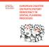 EUROPEAN CHARTER ON PARTICIPATORY DEMOCRACY IN SPATIAL PLANNING PROCESSES