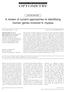 OPTOMETRY INVITED REVIEW. A review of current approaches to identifying human genes involved in myopia