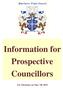Information for Prospective Councillors