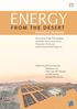 ENERGY FROM THE DESERT. Executive Summary. Very Large Scale Photovoltaic Systems: Socio-economic, Financial, Technical and Environmental Aspects