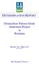 DETERMINATION REPORT. Donauchem Nitrous Oxide Abatement Project in Romania REPORT NO REVISION NO. 01 DET NORSKE VERITAS
