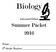 Biology. Summer Packet Advanced/Gifted. Name: 7 th Grade Teacher: