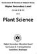 Curriculum Of Technical Subject Group. Higher Secondary Level. (Grade XI & XII) Plant Science