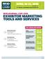 EXHIBITOR MARKETING TOOLS AND SERVICES