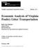 Economic Analysis of Virginia Poultry Litter Transportation