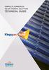 COMPLETE COMMERCIAL SOLAR THERMAL SOLUTIONS TECHNICAL GUIDE