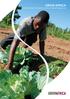 GROW AFRICA PARTNERING FOR AGRICULTURAL TRANSFORMATION