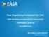 New Regulatory Framework for UAS CEPT Workshop on Spectrum for Drones/UAS Copenhagen, The EASA Team