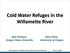 Cold Water Refuges in the Willamette River