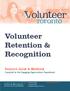 Volunteer Retention & Recognition