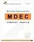 Modern Design & Engineering Consulting M D E C
