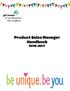 Product Sales Manager Handbook