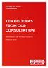 FUTURE OF WORK COMMISSION: TEN BIG IDEAS FROM OUR CONSULTATION