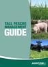 TALL FESCUE MANAGEMENT GUIDE