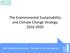 The Environmental Sustainability and Climate Change Strategy
