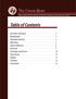 Table of Contents. The Cocoa Bean