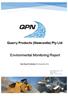 Quarry Products (Newcastle) Pty Ltd. Environmental Monitoring Report. Date Report Published: 5th December 2016