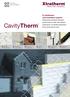 CavityTherm. A continuous wall insulation system