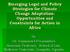 Emerging Legal and Policy Strategies for Climate Change Adaptation: Opportunities and Constraints for Action in Africa