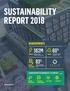 SUSTAINABILITY REPORT 2018