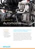 Automotive. Epicor for. Functionality. Flexible and Modern System Architecture Solves the Automotive Challenge