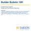 Builder Bulletin 19R. Condominium Projects Design and Field Review Reporting