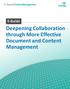 Deepening Collaboration through More Effective Document and Content Management