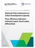 National Policy Statement on Urban Development Capacity Price efficiency indicators technical report: Rural-urban differentials