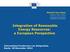 Integration of Renewable Energy Resources: a European Perspective