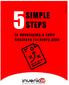 2018 Invenio IT SIMPLE STEPS. 20 tips for. to developing a solid business recovery plan. Created by. Invenio IT 2018