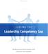 Workbook. Building humanitarian leaders with character and capability. CLOSING THE LEADERSHIP COMPETENCY GAP Competency Guide