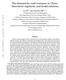 The demand for road transport in China: theoretical regularity and model selection