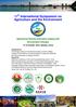 11 th International Symposium on Agriculture and the Environment