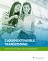 CLOUD-EXTENSIBLE TRANSCODING AVOID THE TRAP OF SINGLE CLOUD OVER-DEPENDENCY