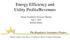 Energy Efficiency and Utility Profits/Revenues