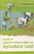 Impact of Industrial Effluent Water on Agricultural Land