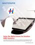 Seize the digital future for Aviation MRO business