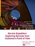 Service Expedition: Exploring Services from Customer's Point of View