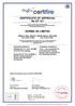 CERTIFICATE OF APPROVAL No CF 127 DORMA UK LIMITED