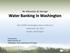 Water Banking in Washington