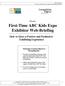 First-Time ABC Kids Expo Exhibitor Web-Briefing