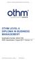 OTHM LEVEL 6 DIPLOMA IN BUSINESS MANAGEMENT