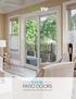 PATIO DOORS IMAGINED AND DESIGNED BY YOU