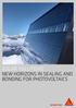 SOLAR SOLUTIONS NEW HORIZONS IN SEALING AND BONDING FOR PHOTOVOLTAICS