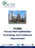 PCE005. Process Plant Optimization Technology and Continuous Improvement