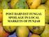 POST HARVEST FUNGAL SPOILAGE IN LOCAL MARKETS OF PUNJAB