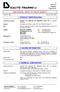 MATERIAL SAFETY DATA SHEET. Sheet Nr Review, 29/01/ PRODUCT IDENTIFICATION
