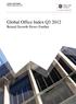 GLOBAL OFFICE INDEX Global Foresight Series Global Office Index Q Rental Growth Slows Further