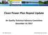 Clean Power Plan Repeal Update. Air Quality Technical Advisory Committee December 14, 2017